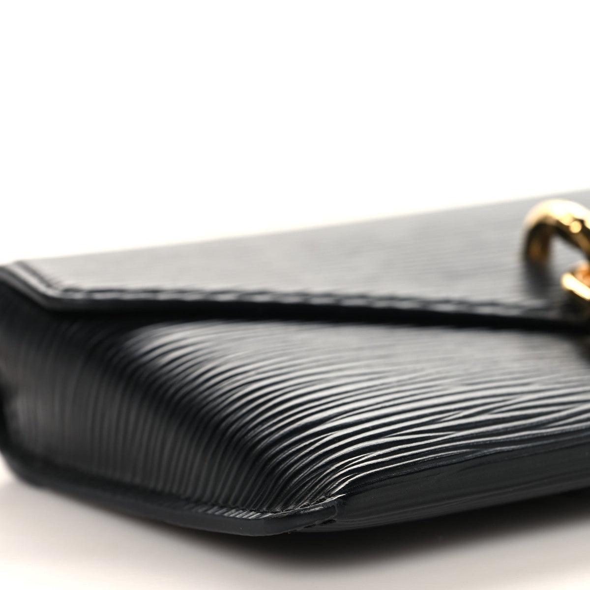 Epi Padlock On Strap Black