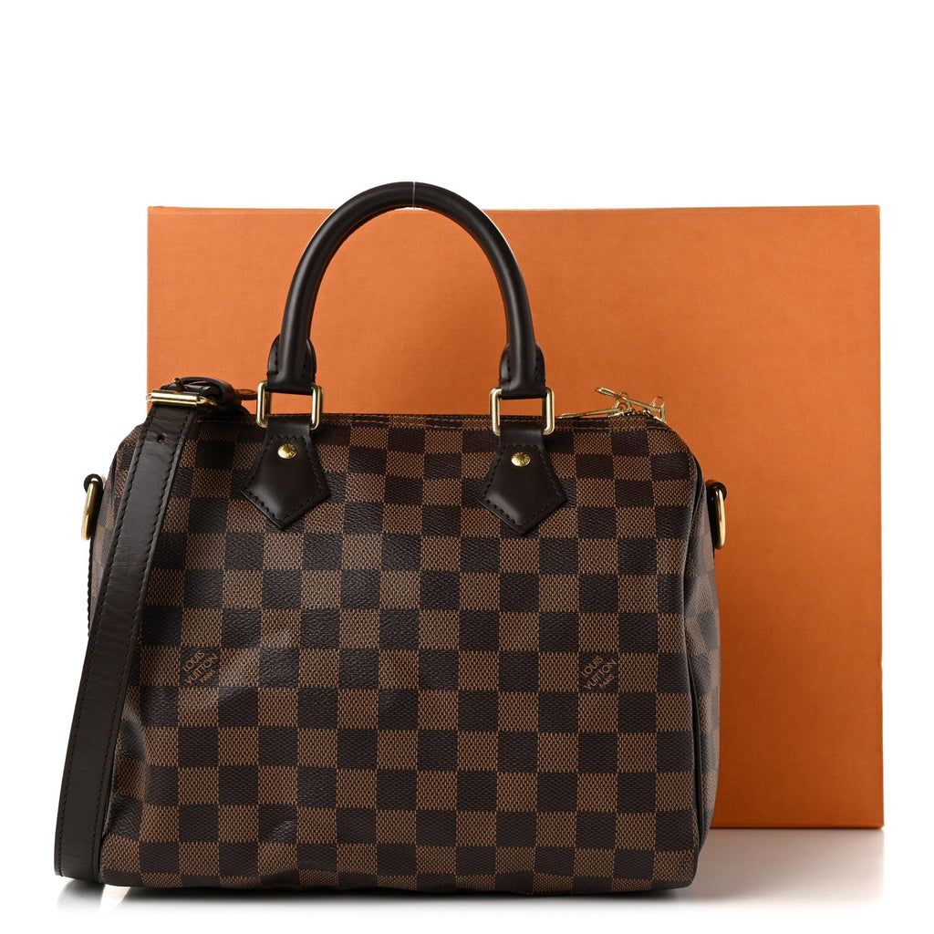Damier Ebene Speedy Bandouliere 25
