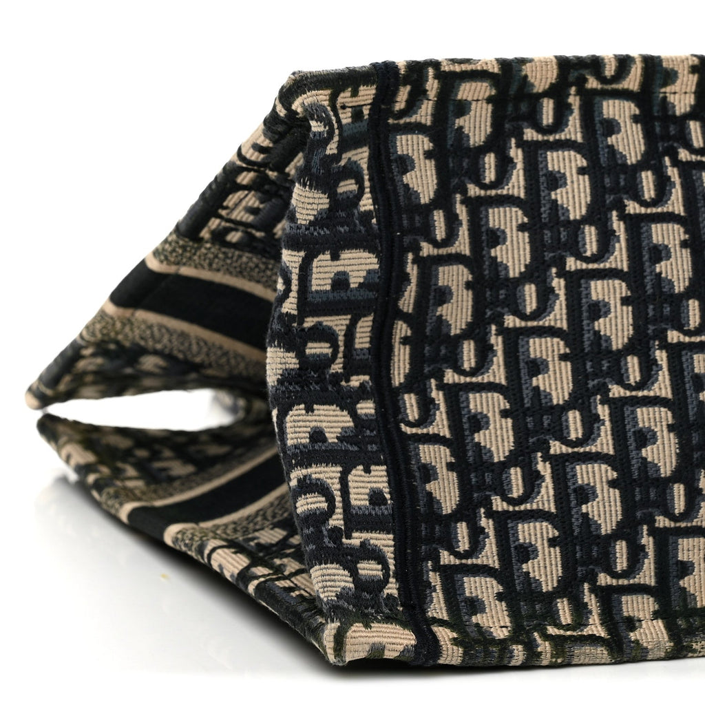 Oblique Medium Book Tote Blue Multicolor