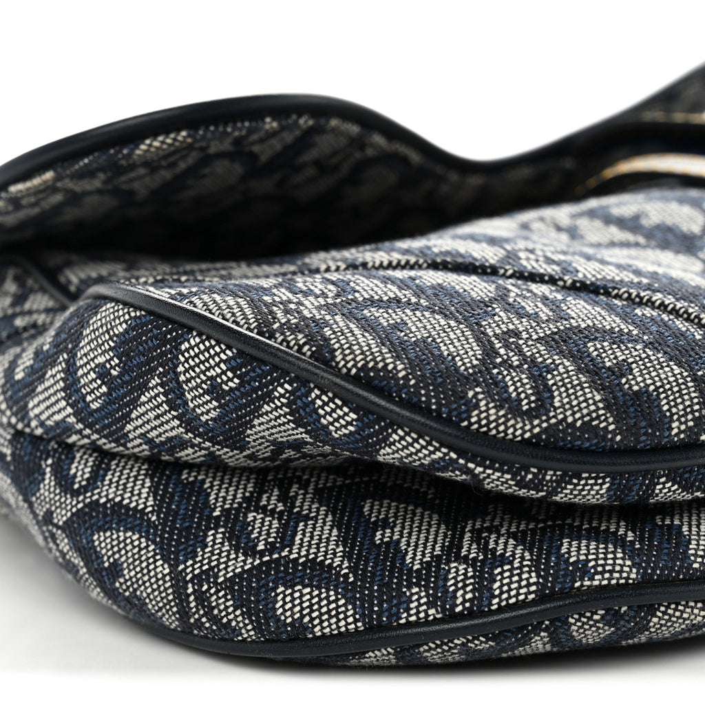 Monogram Saddle Bag Blue