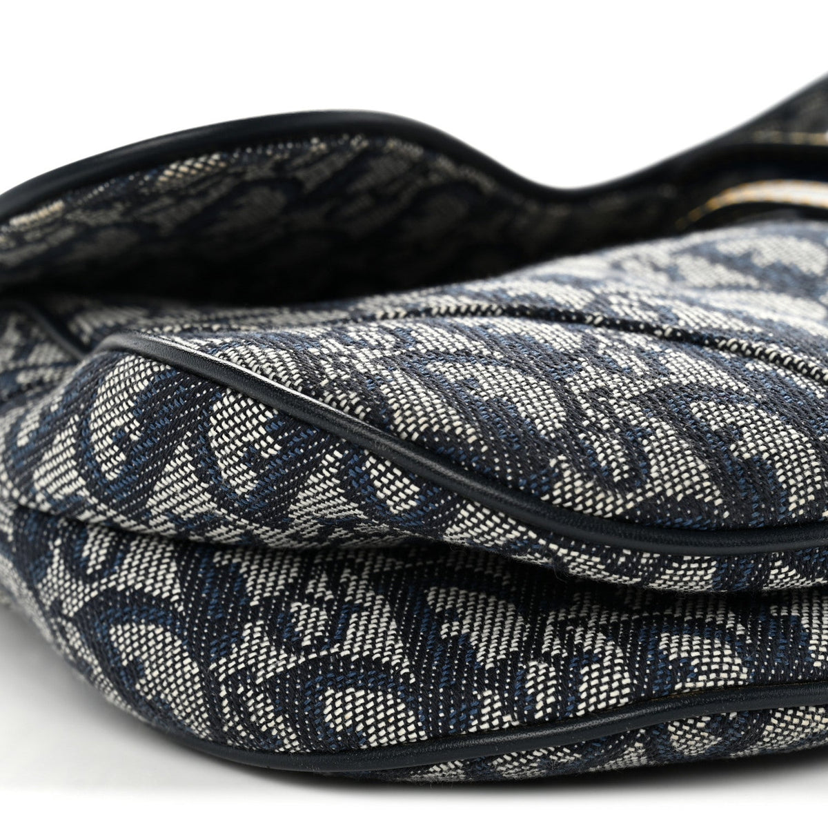 Monogram Saddle Bag Blue