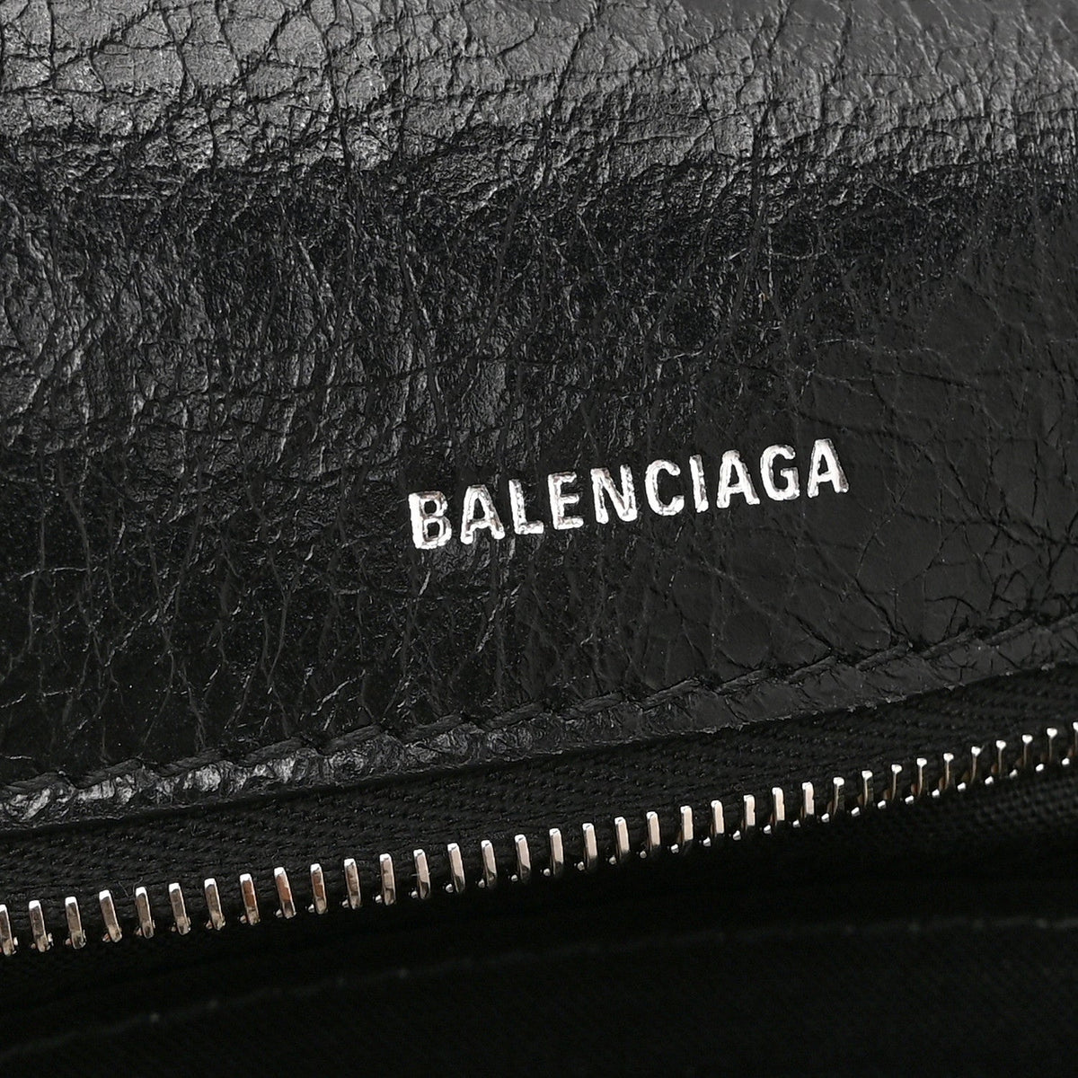 Agneau Arena Silver XS Le Cagole Flap Bag Black