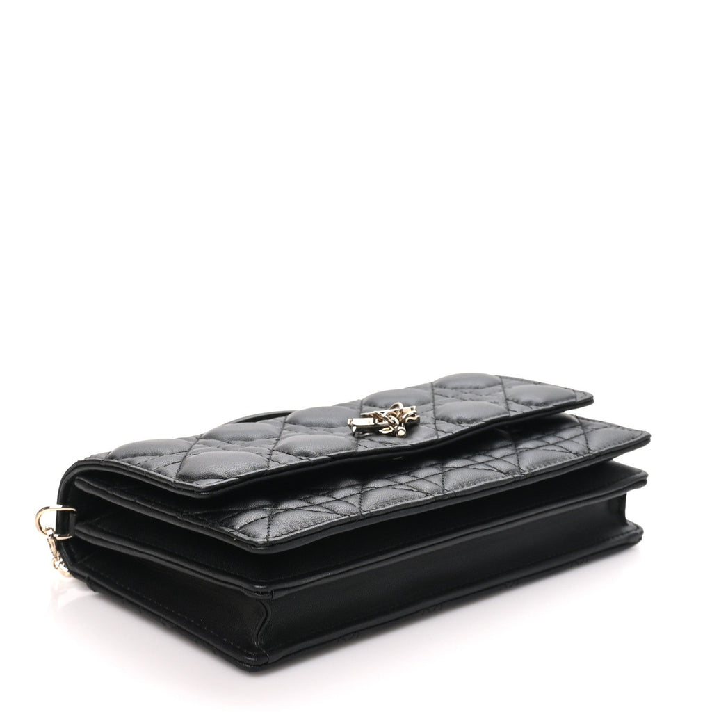 Lambskin Cannage Mini My Dior Bag Black