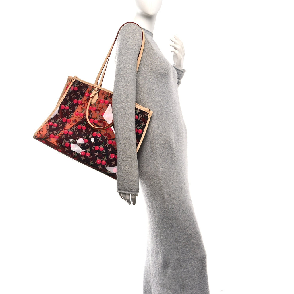LV X TM Crystal Monogram Cerises Onthego GM