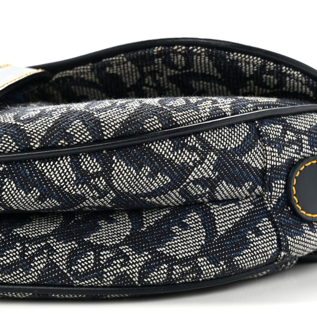 Monogram Saddle Bag Blue