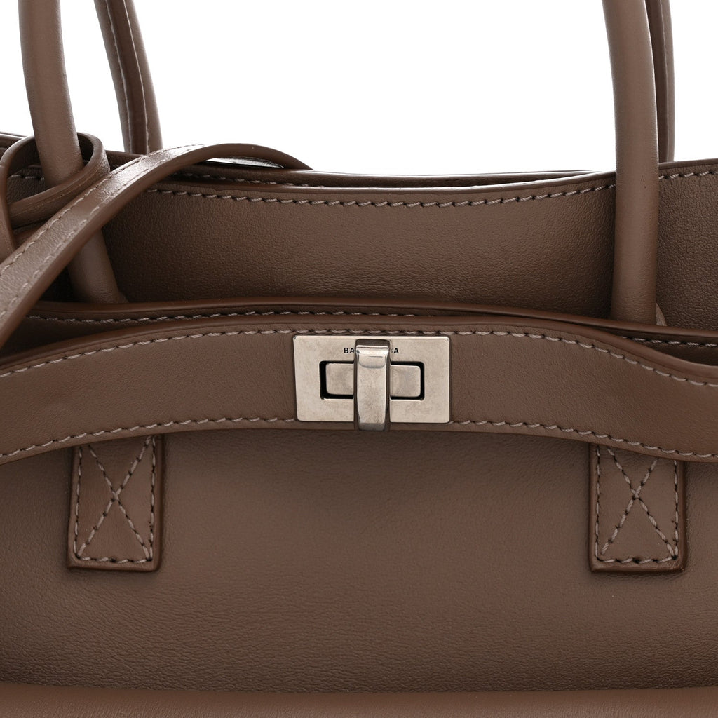 Smooth Calfskin Small Bel Air Carry All Bag Taupe