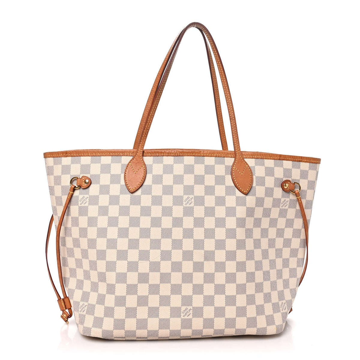 Damier Azur Neo Neverfull MM Rose Ballerine
