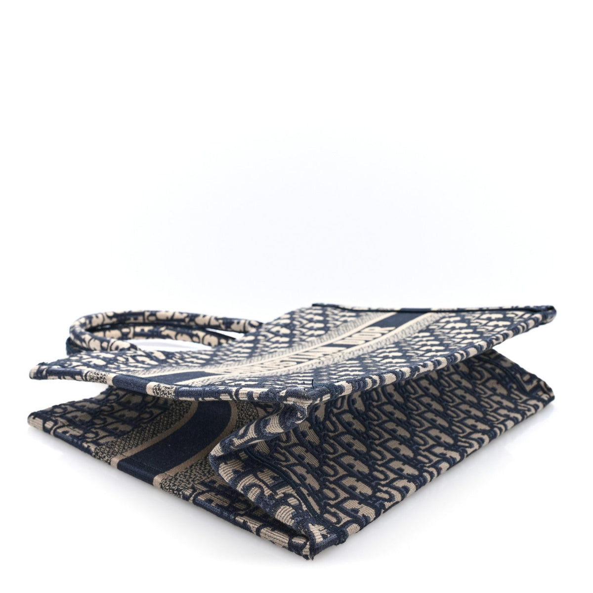 Oblique Medium Book Tote Blue Multicolor