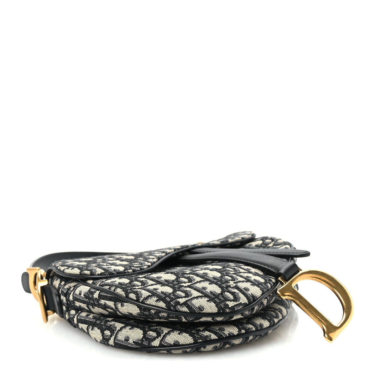 Oblique Saddle Bag Blue