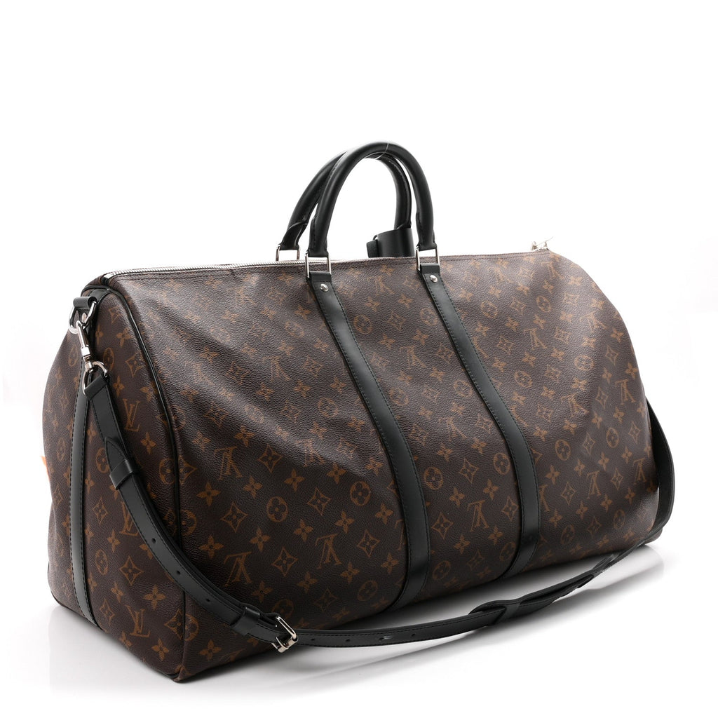 Monogram Macassar Keepall Bandouliere 55