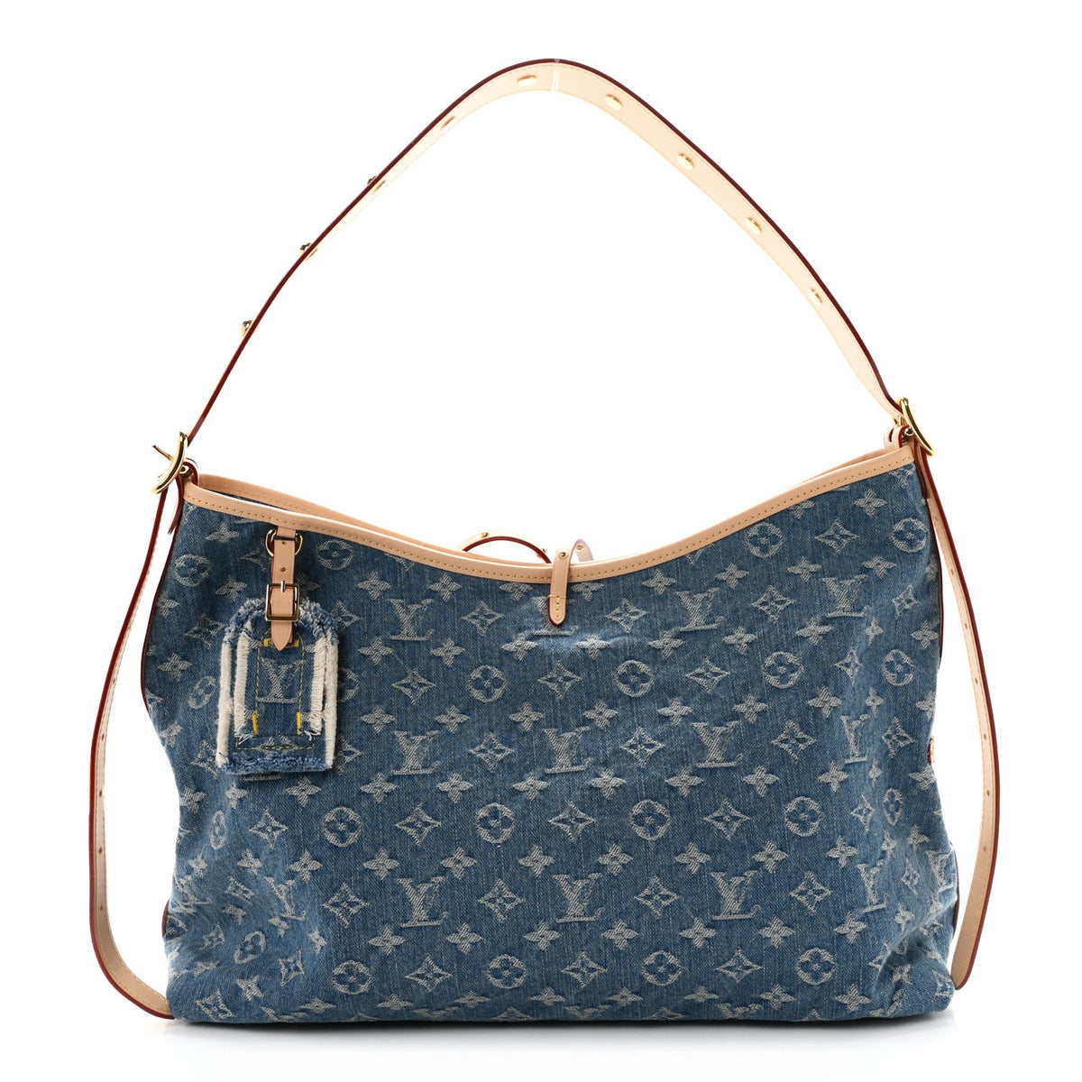 Monogram Denim CarryAll MM Blue