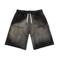 Godspeed Carpenter Distressed Shorts Black Sun Fade