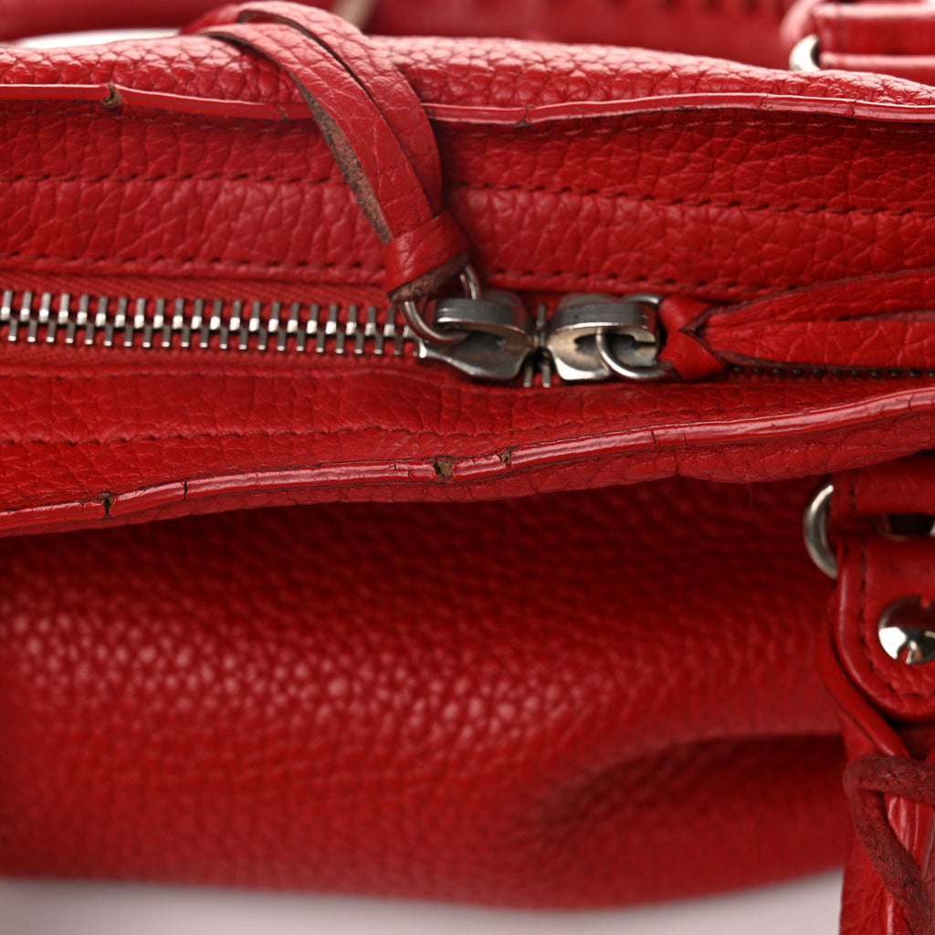 Vibrato Calfskin Classic Silver Hardware S City Rouge Cerise