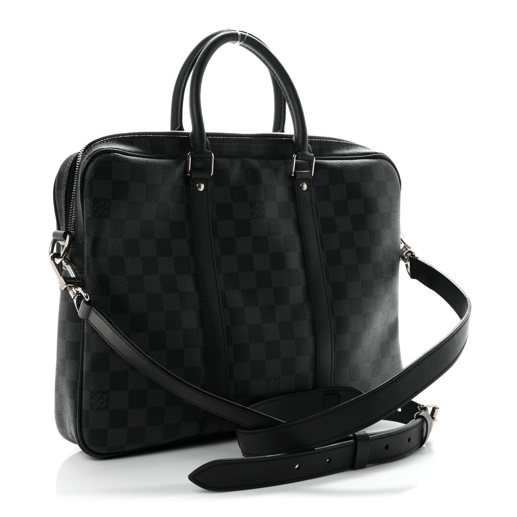 Damier Graphite Porte Documents Voyage PM