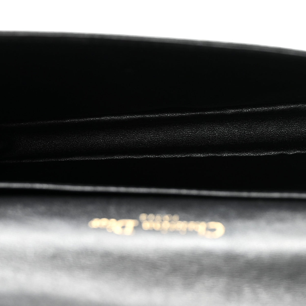 Lambskin Cannage Lady Dior Pouch Black