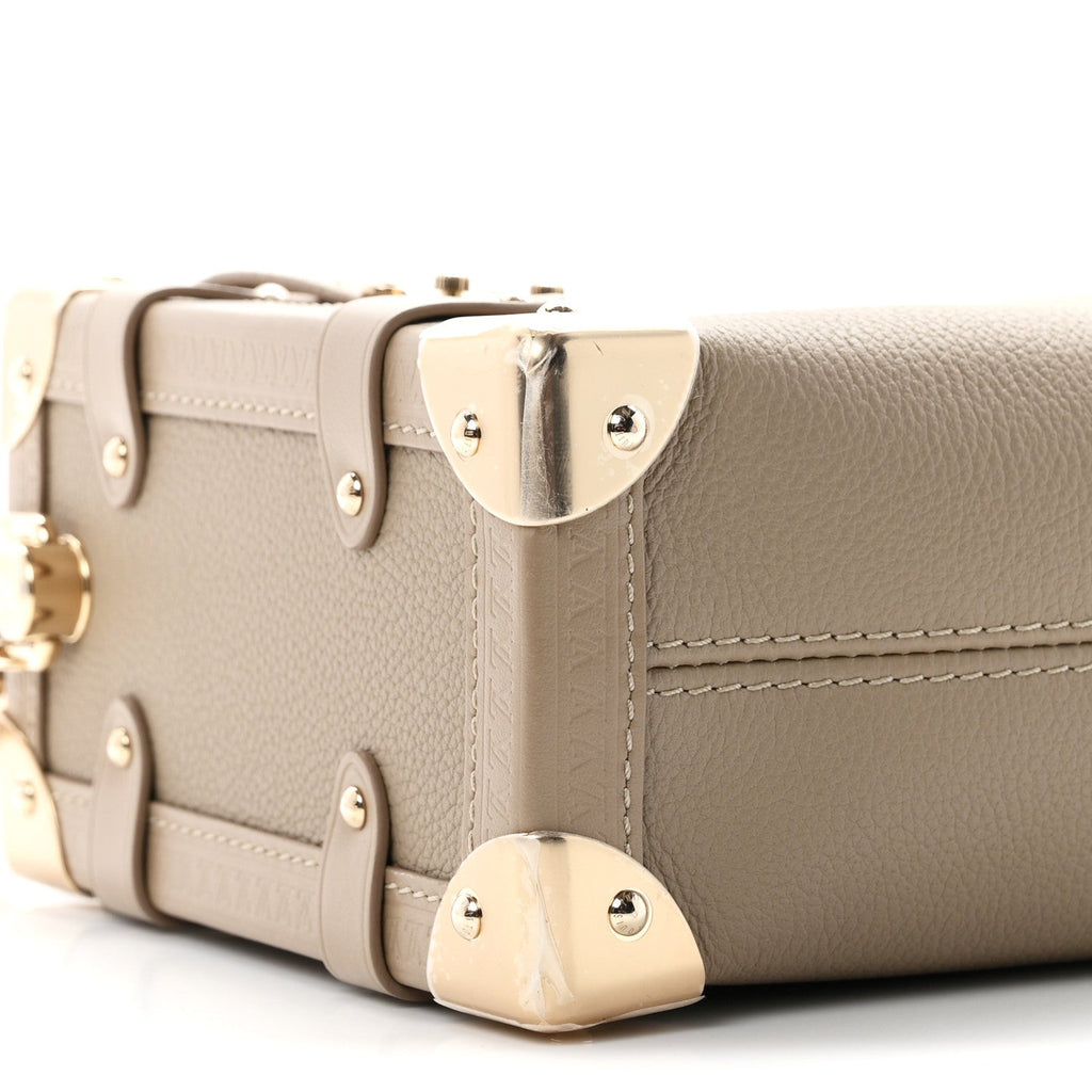 Calfskin Side Trunk MM Taupe