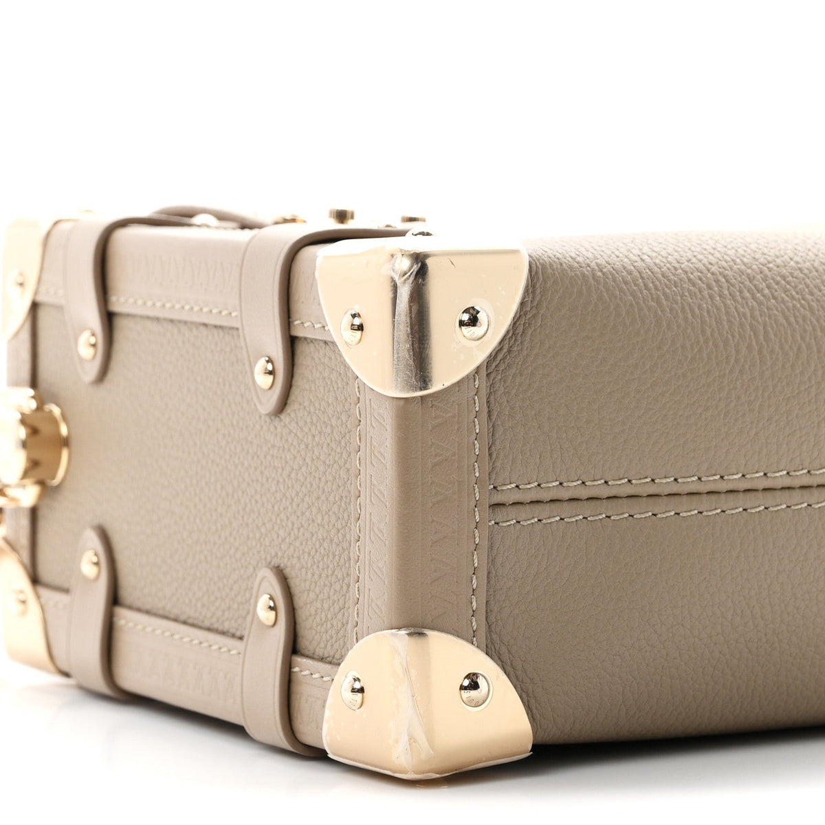 Calfskin Side Trunk MM Taupe