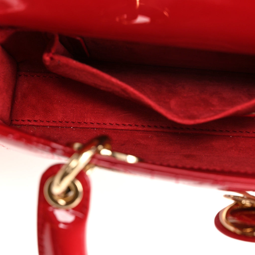 Patent Cannage Small Lady D-Joy Red