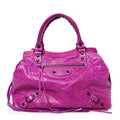 Agneau Classic Hardware Step Magenta