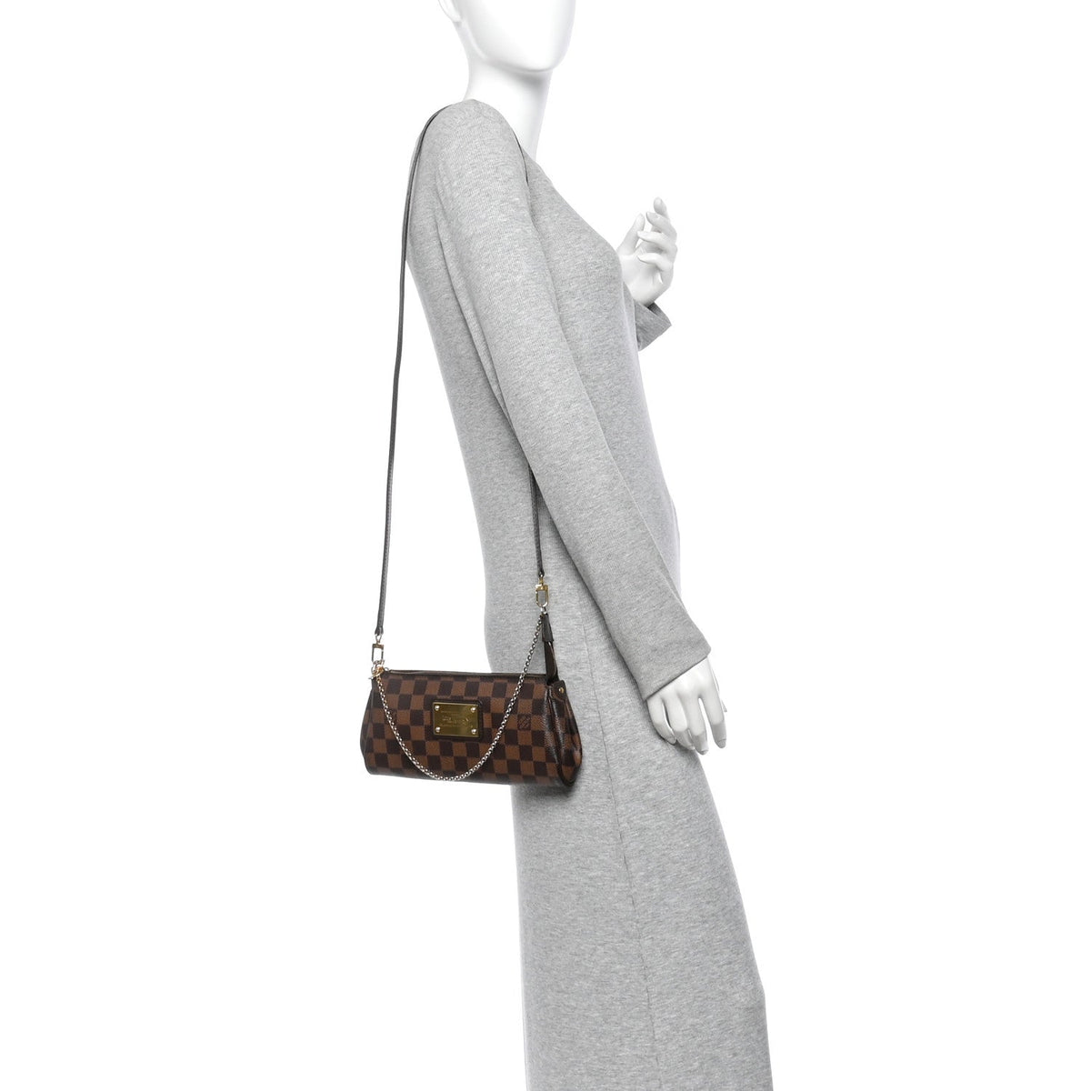 Damier Ebene Eva Clutch