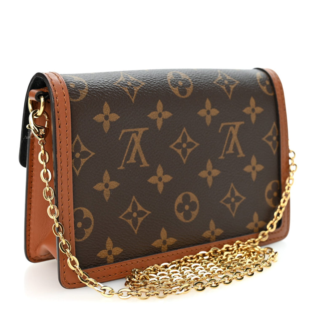 Reverse Monogram Dauphine Chain Wallet
