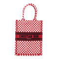 Canvas DiorAmour Dots Vertical Book Tote Red
