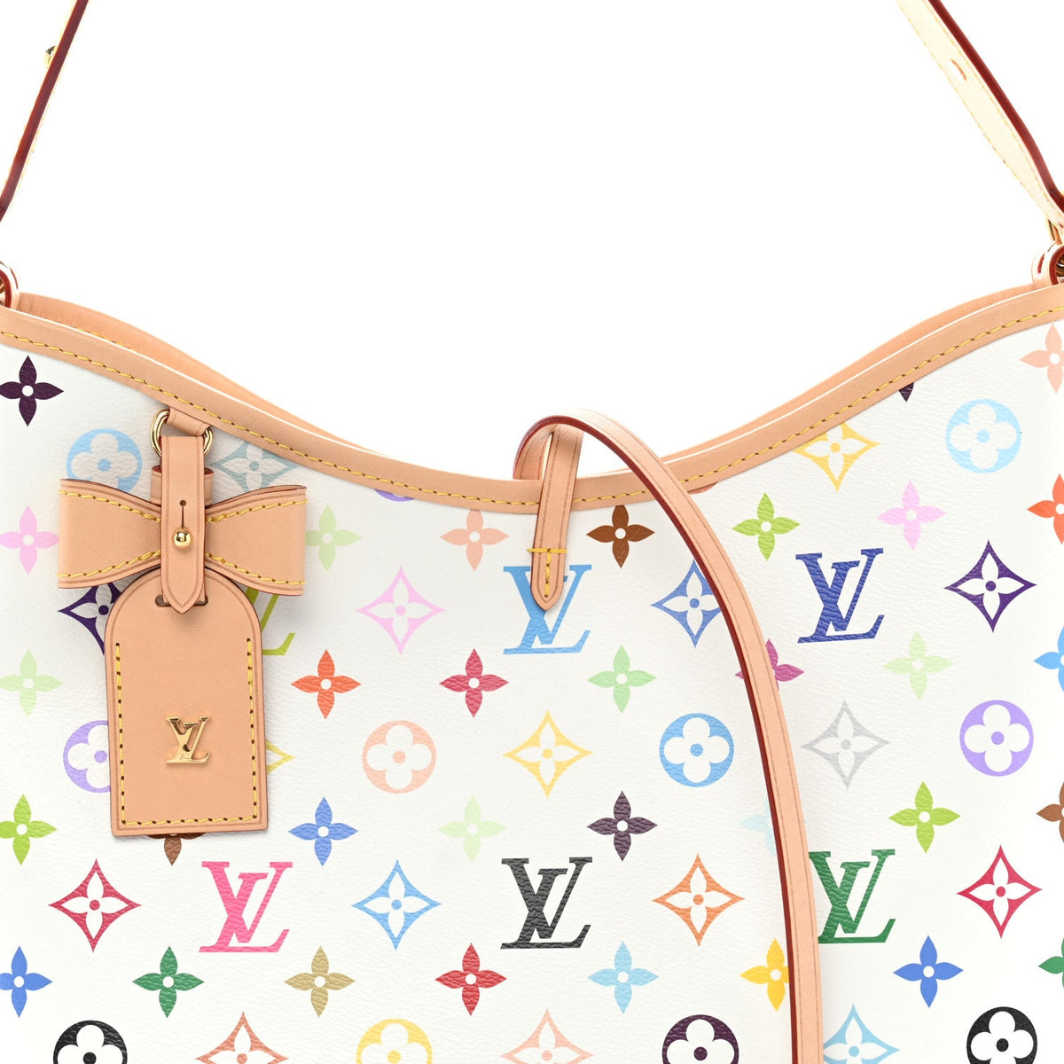 LV X TM Monogram Multicolor CarryAll PM White
