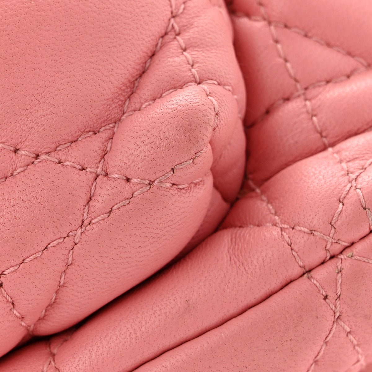 Lambskin Cannage Mini Backpack Peach Blossom