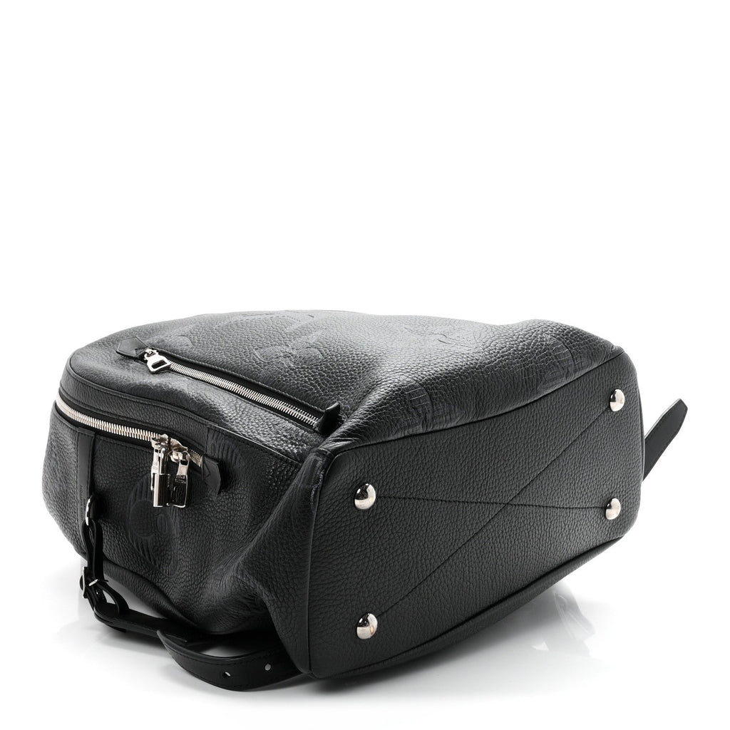 Taurillon Monogram Shadow Armand Backpack Black