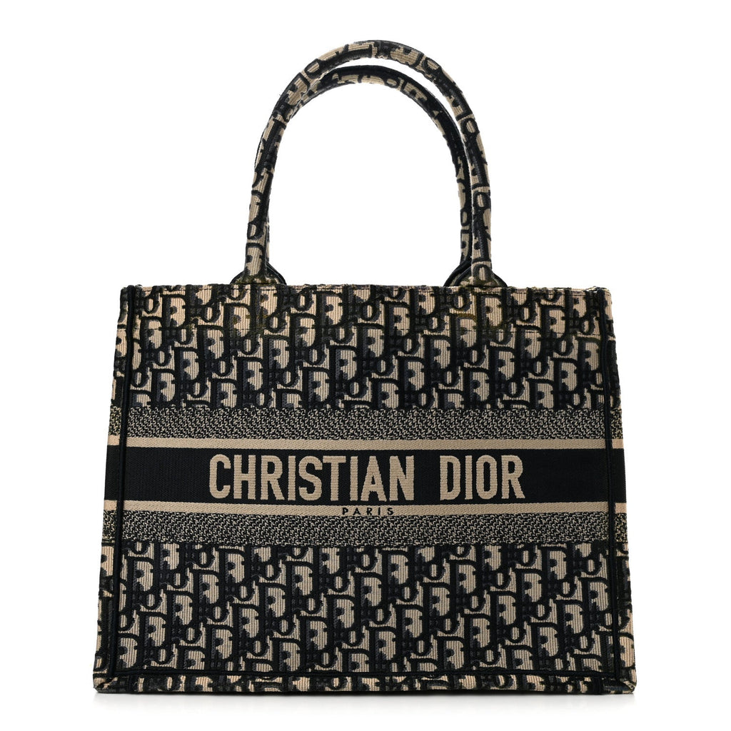 Oblique Medium Book Tote Blue Multicolor