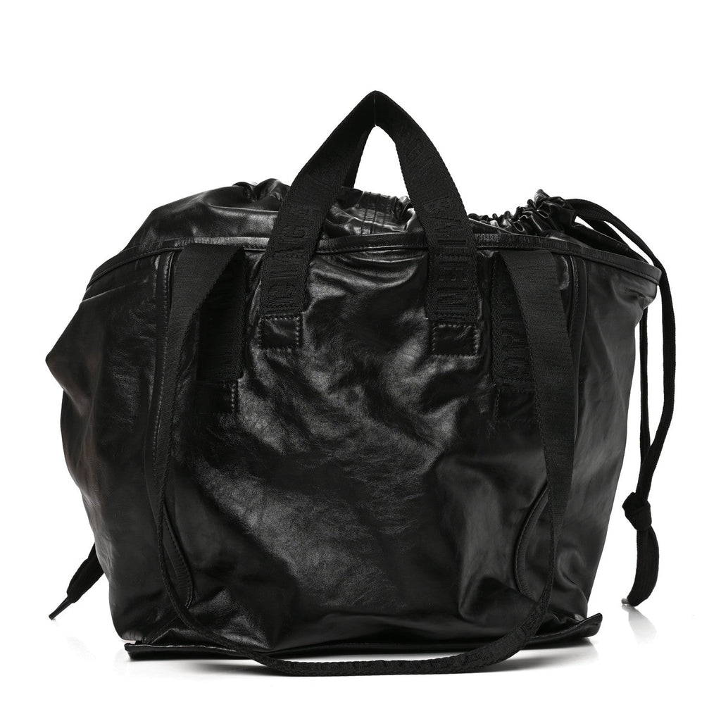 Calfskin Medium Cargo Tote  Black