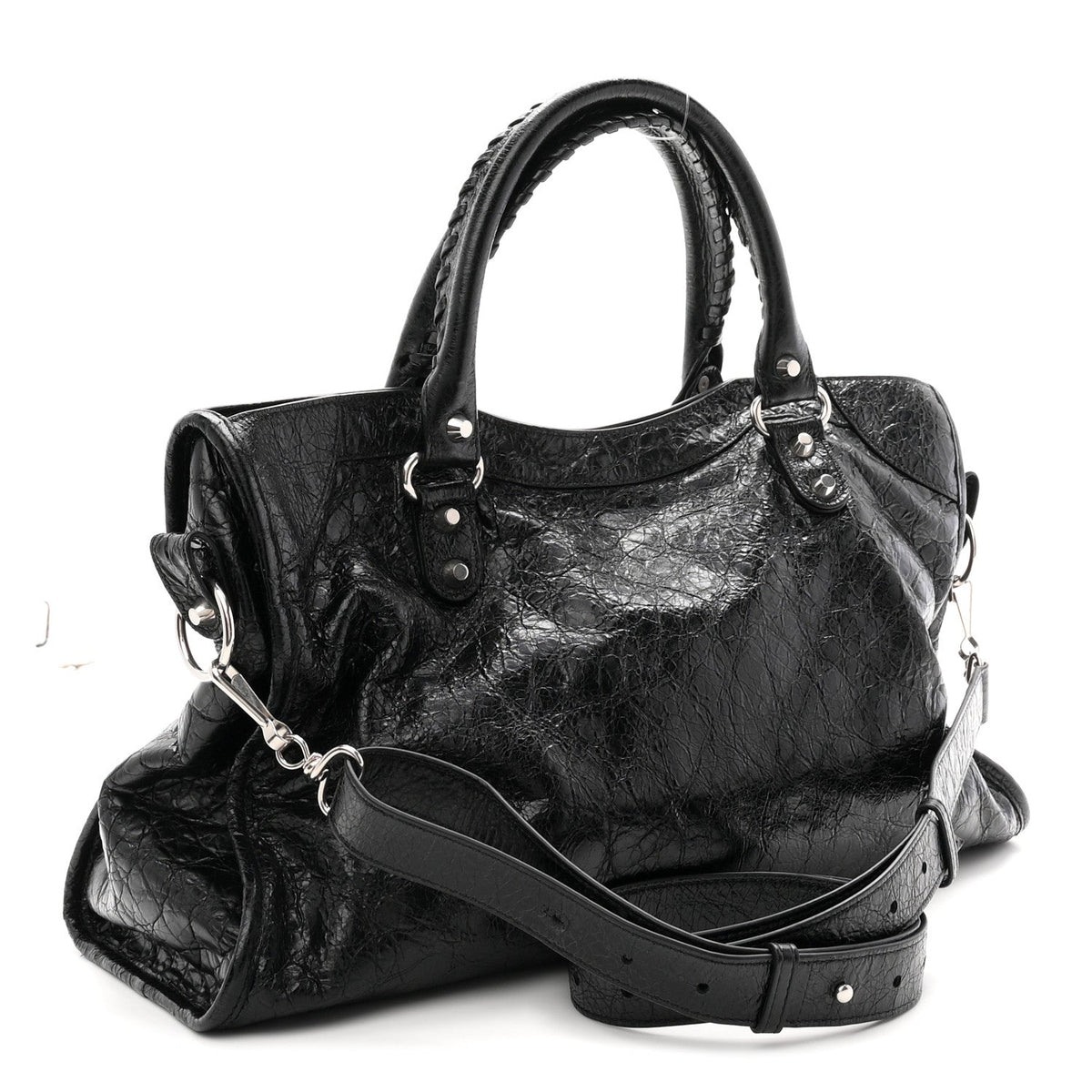 Agneau Arena Silver Hardware Medium Le City Black