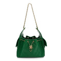 Caviar Quilted Small Chanel 25 Handbag Green