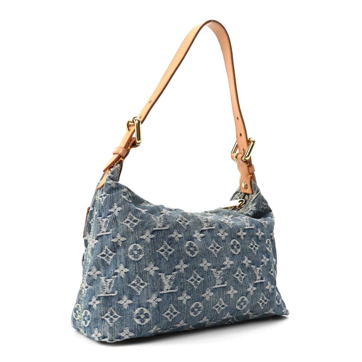 Monogram Denim Baggy PM Blue