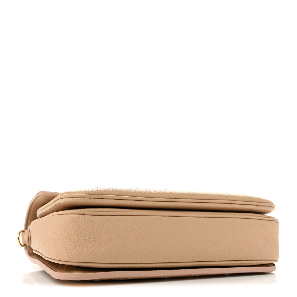 Empreinte Couture Pochette Metis MM Hazelnut