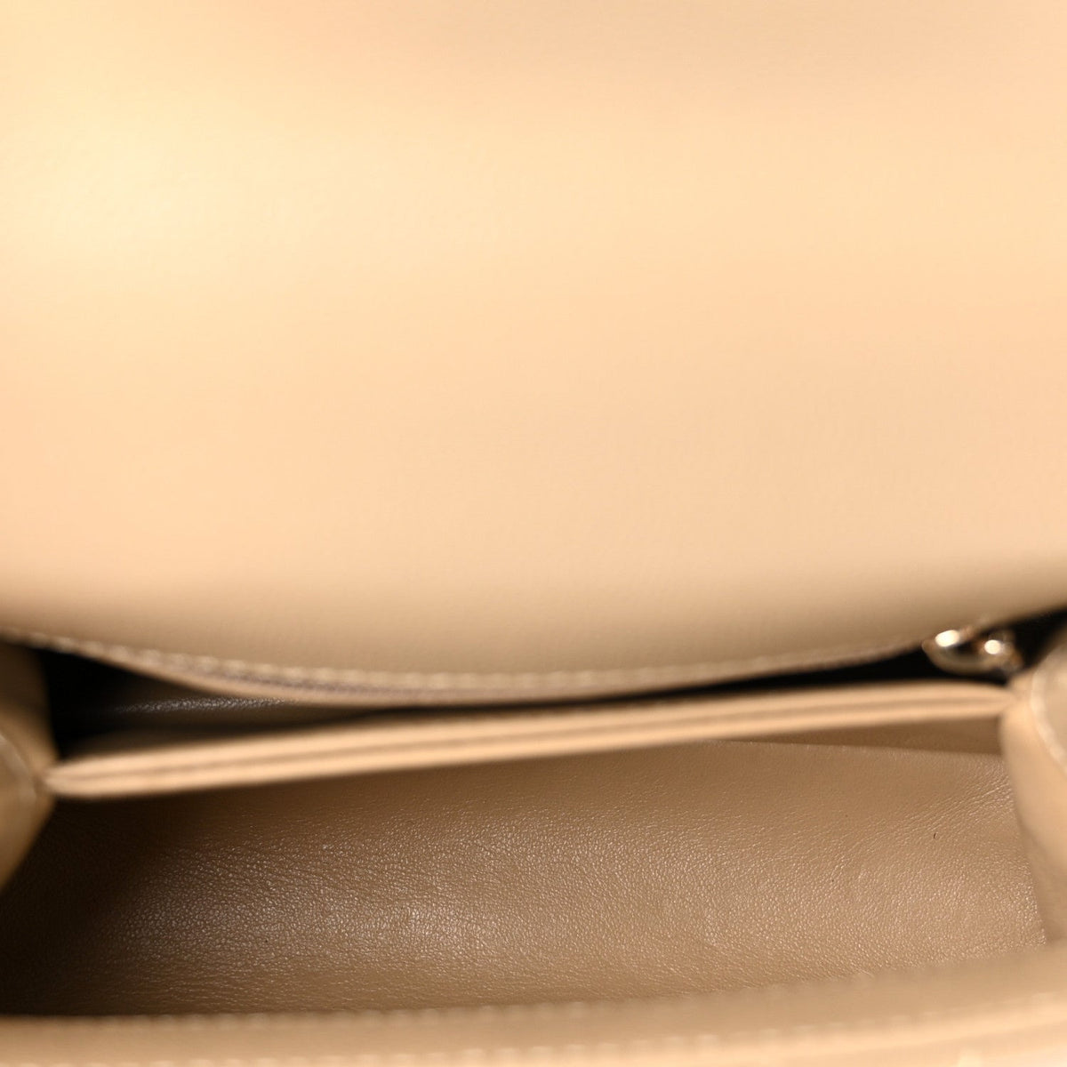 Caviar Lizard Embossed Quilted Extra Mini Coco Handle Flap Dark Beige