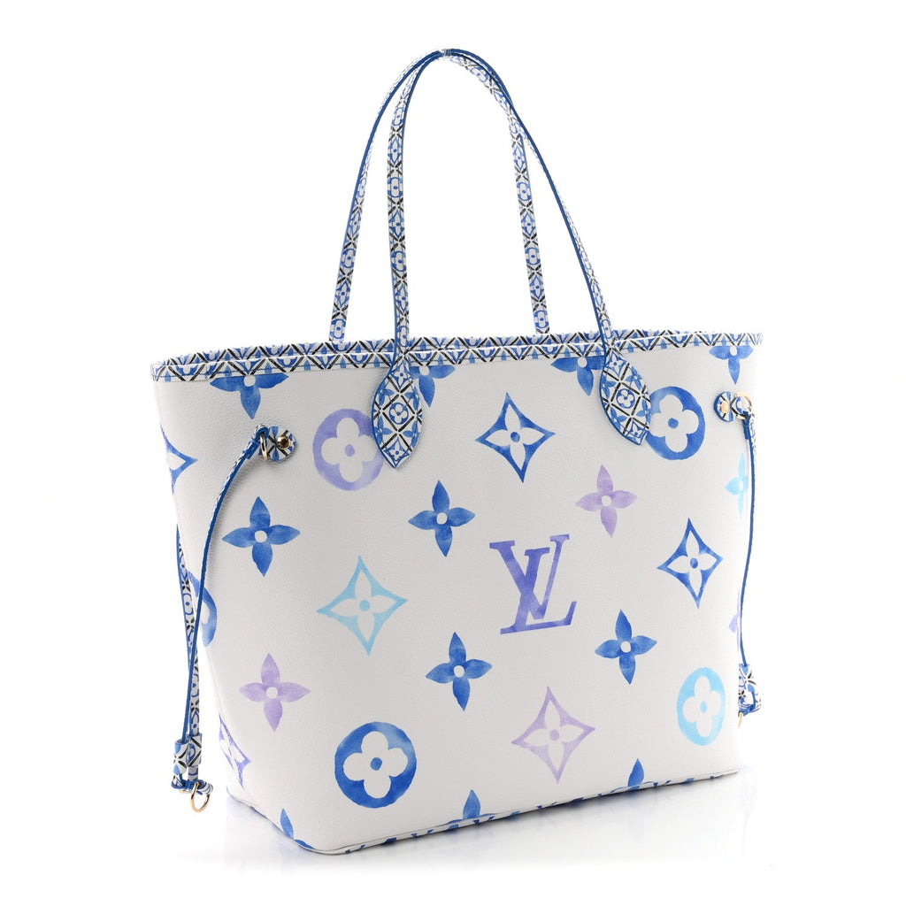 Monogram Giant By The Pool 2.0 Neverfull MM Blue