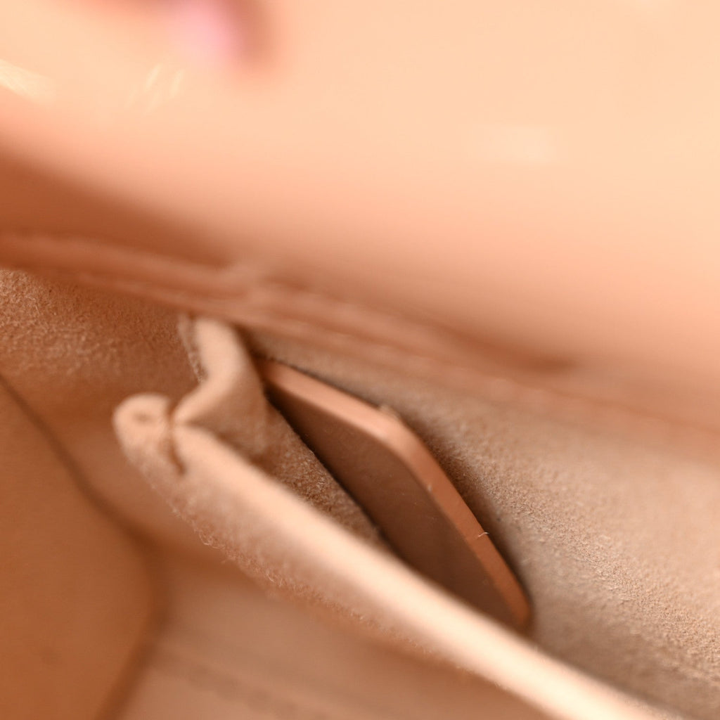 Patent Cannage Small Lady D-Joy Beige
