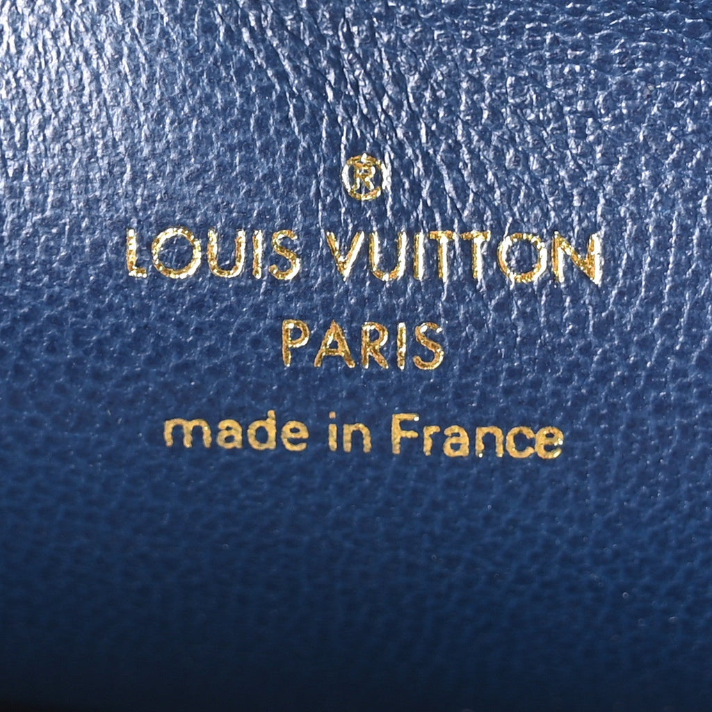 Lambskin Embossed Monogram Coussin PM Taupe