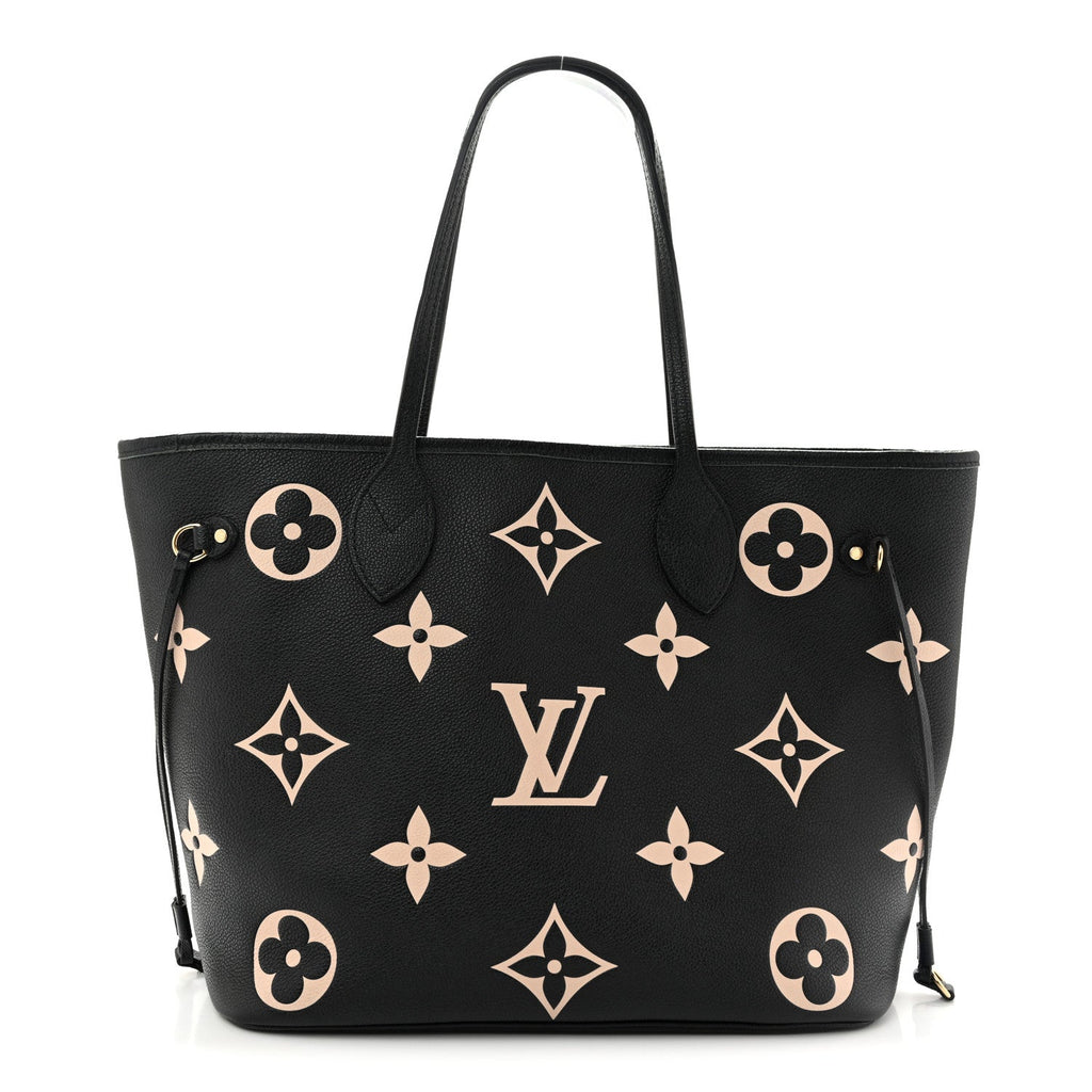 Empreinte Monogram Giant Neverfull MM Black Beige