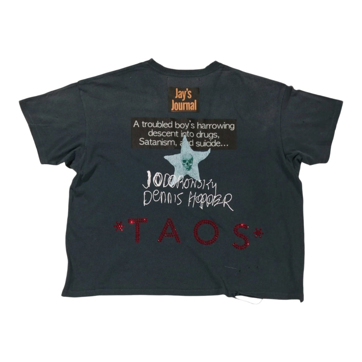 Paly Hollywood Ask Alice Tee Vintage Black