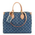 Monogram Denim Onthego MM Blue