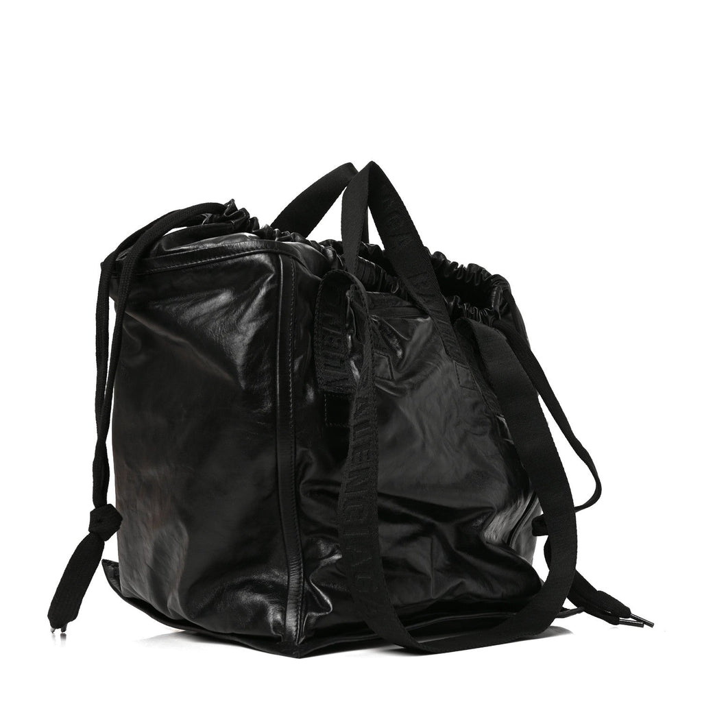 Calfskin Medium Cargo Tote  Black