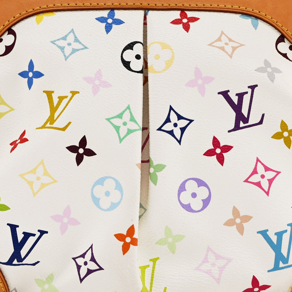 Monogram Multicolor Judy MM White