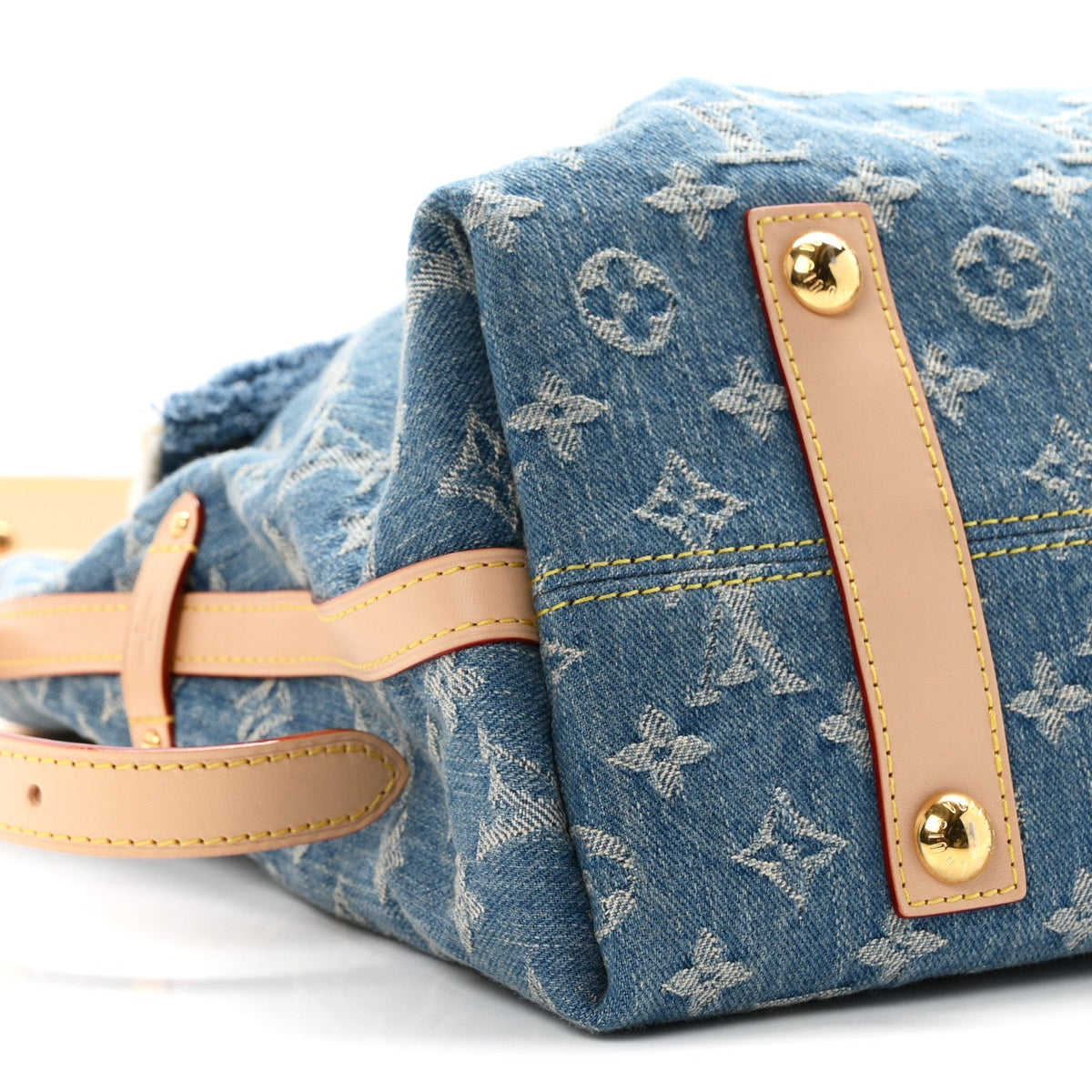 Monogram Denim CarryAll MM Blue