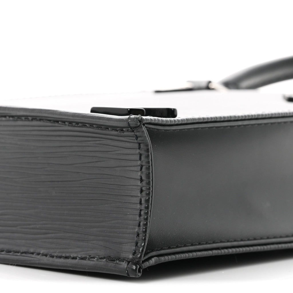 Epi Jacquard Petit Sac Plat Black