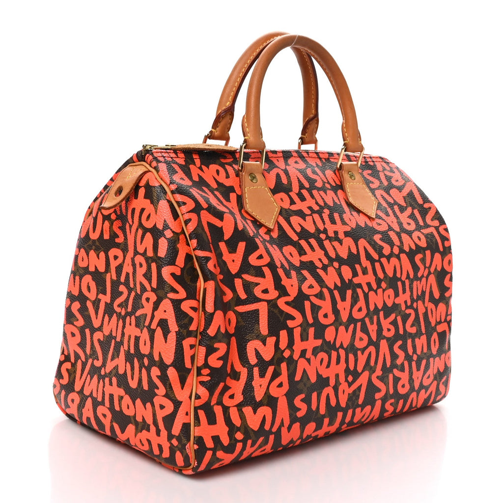 Monogram Graffiti Speedy 30 Orange