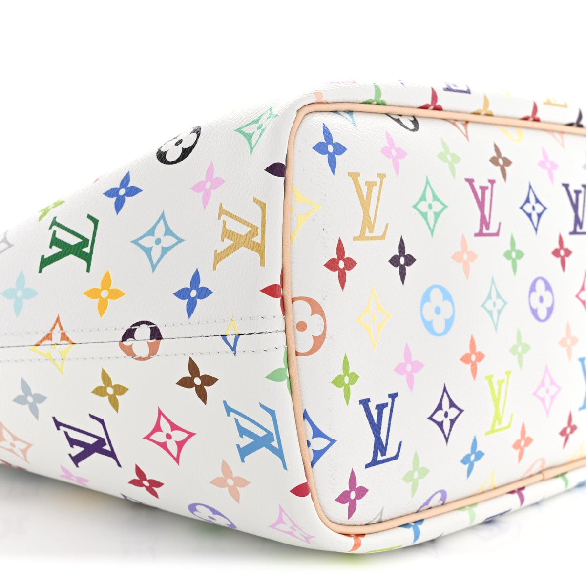 LV x TM Monogram Multicolor Neverwoof MM White