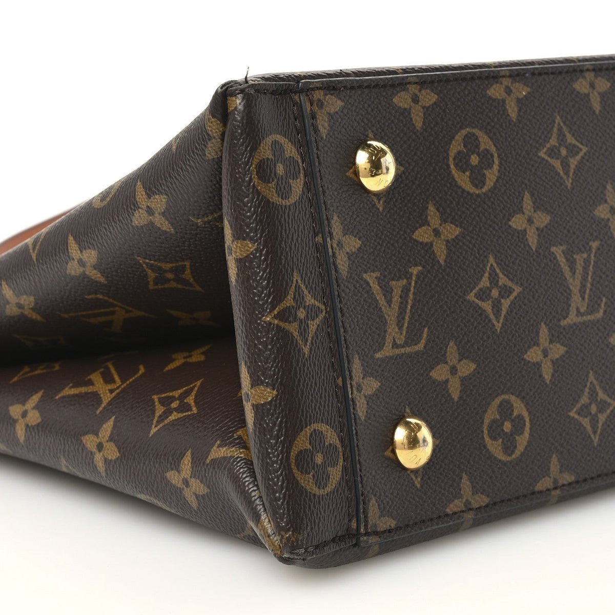 Monogram Flower Tote Caramel