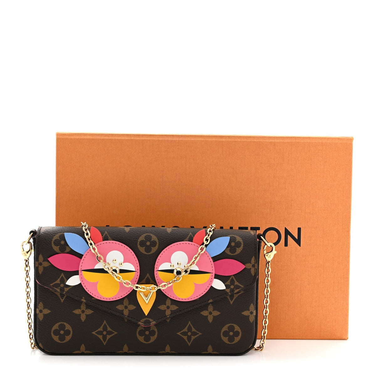 Monogram Lovely Birds Pochette Felicie Chain Wallet